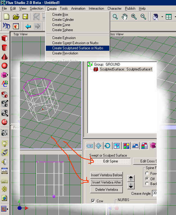 FluxStudio Help Fluxspine1